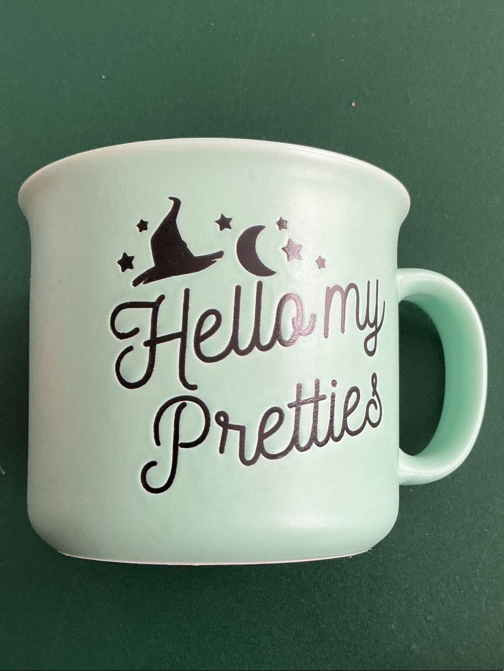 Cobwebs & Cauldrons Halloween 20oz Coffee Tea Soup Mug Witch Hello My Pretties